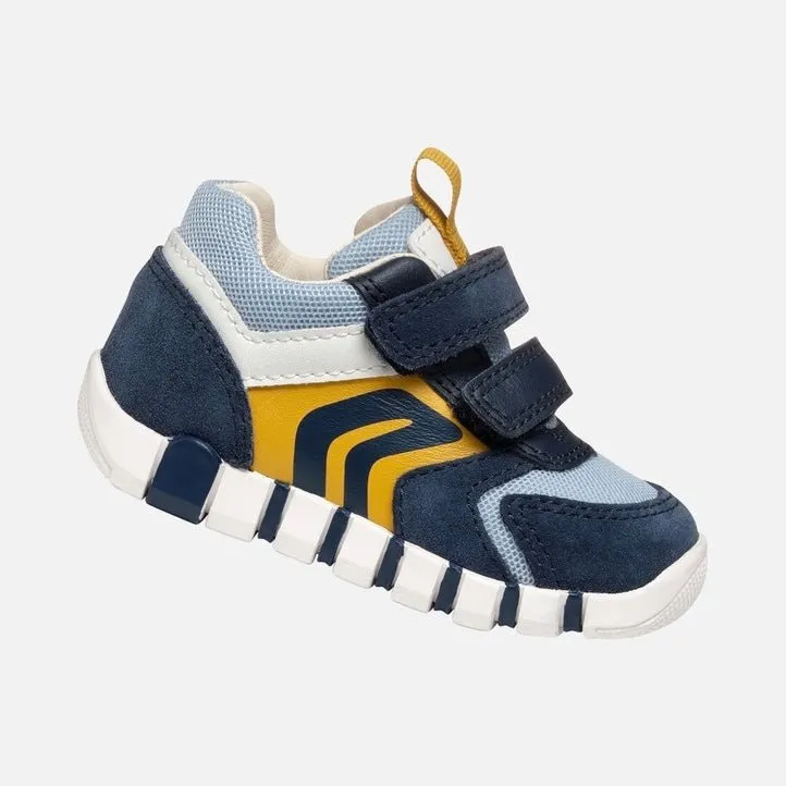 Geox - Iupidoo Baby - Navy/Ocher Yellow