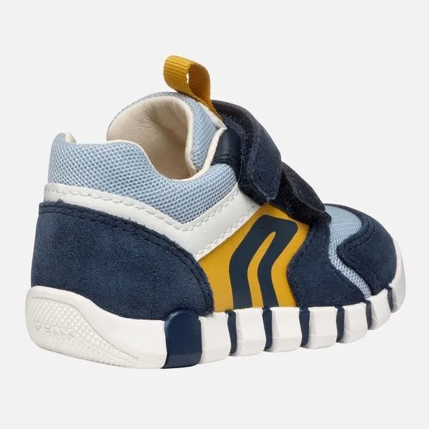 Geox - Iupidoo Baby - Navy/Ocher Yellow