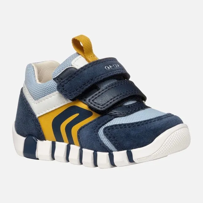 Geox - Iupidoo Baby - Navy/Ocher Yellow