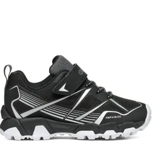 Geox J Magnetar B.B ABX A - NYL TPU - Black / Silver (Waterproof)