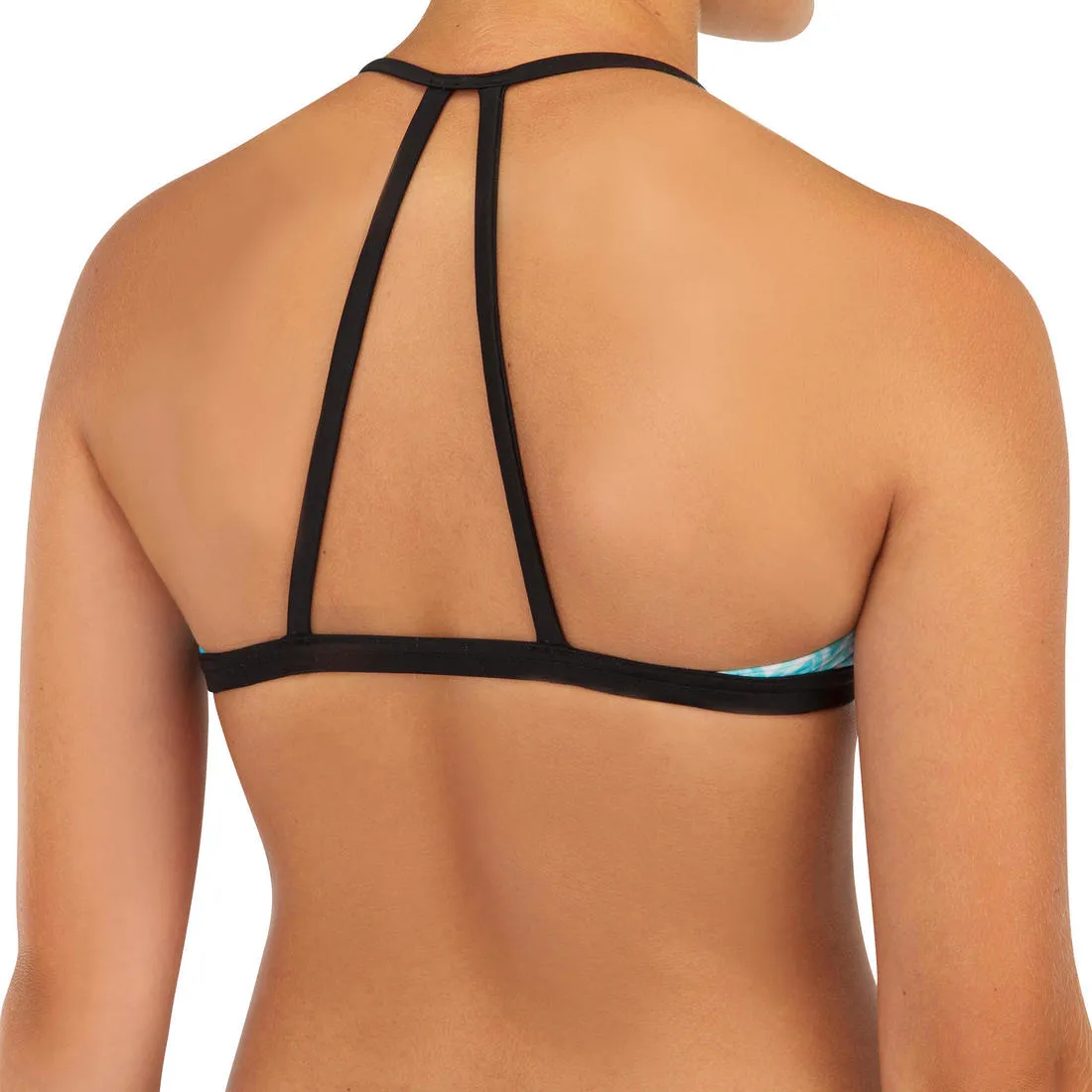 GIRL'S SURF SWIMSUIT TRIANGLE TOP BETTY 500