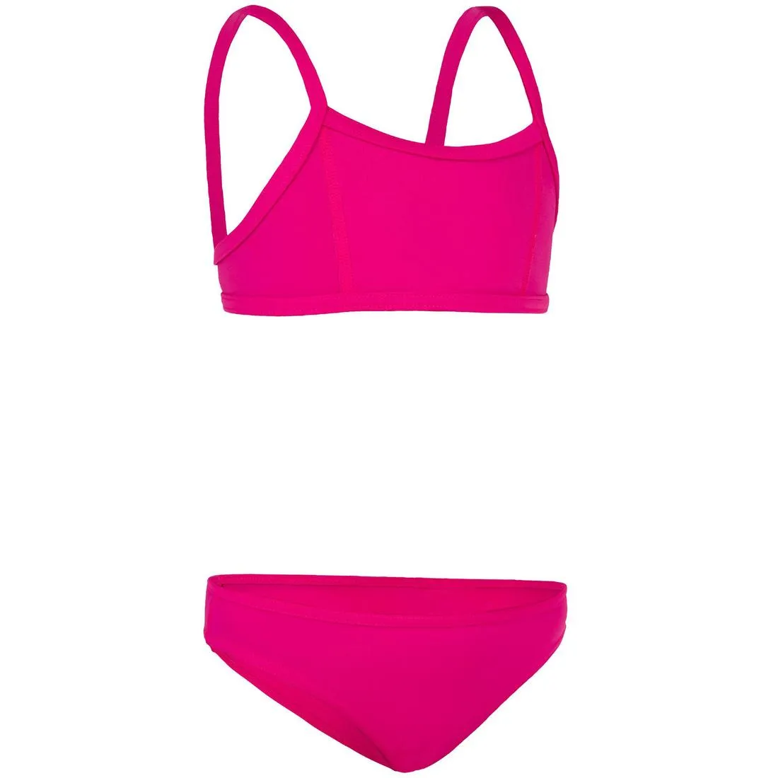 Girls' Two-Piece Crop Top Swimsuit - Bali