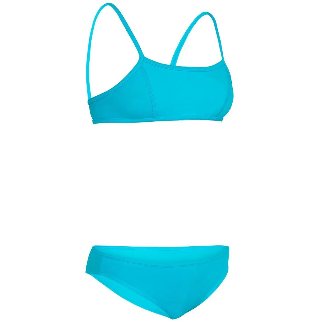 Girls' Two-Piece Crop Top Swimsuit - Bali
