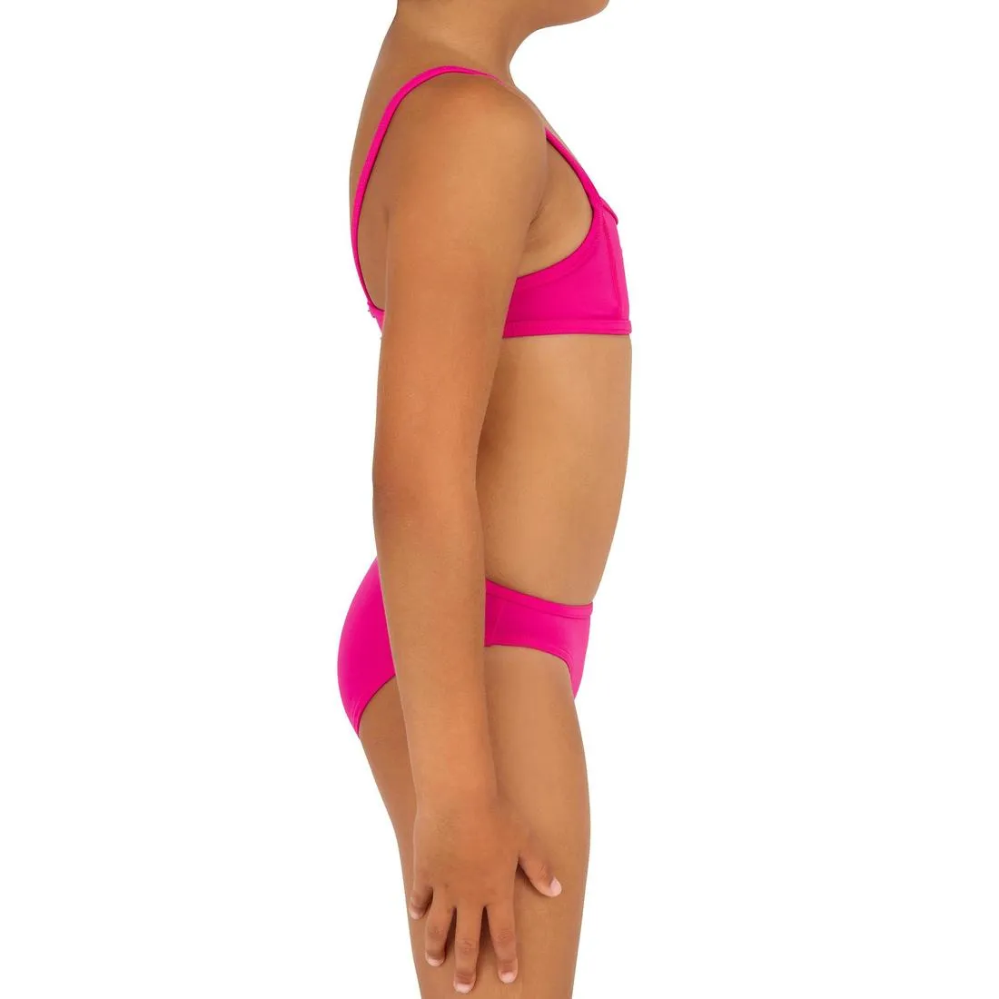Girls' Two-Piece Crop Top Swimsuit - Bali