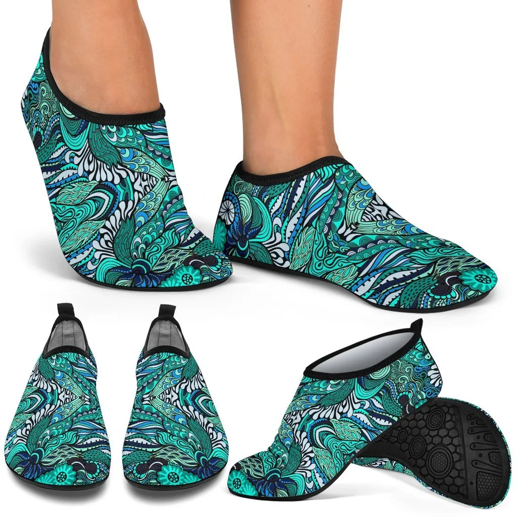 Happy Ocean Aqua Shoes