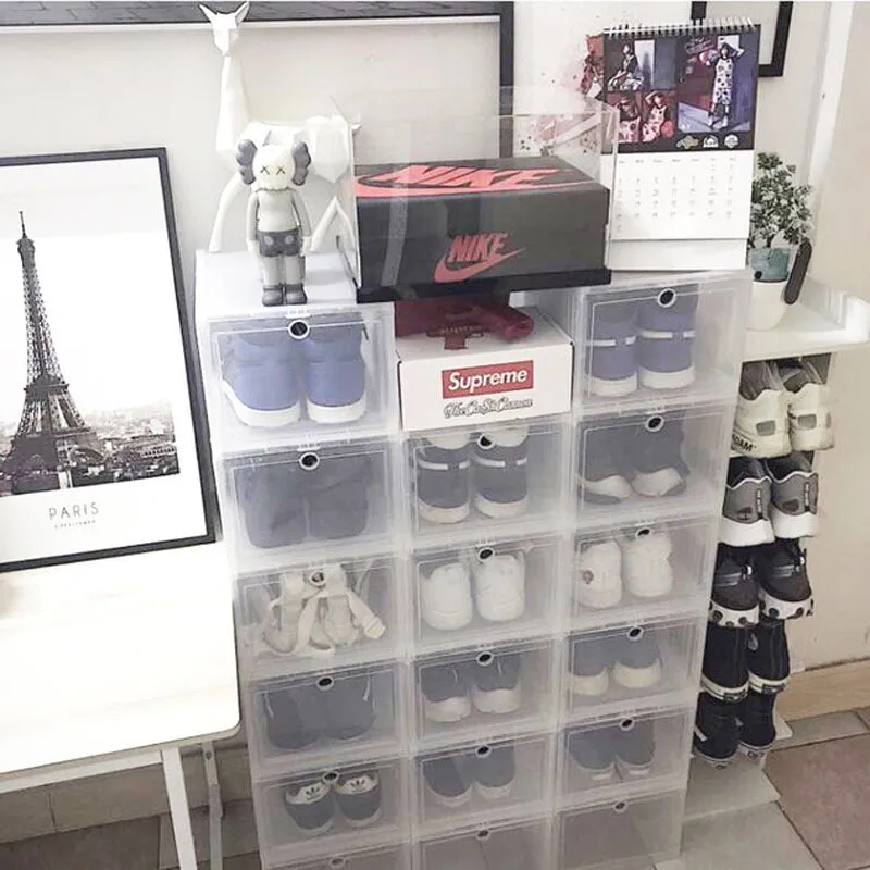 Homlly Expandable Foldable Stackable Storage PP Box Container (1 1)