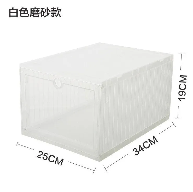 Homlly Expandable Foldable Stackable Storage PP Box Container (1 1)