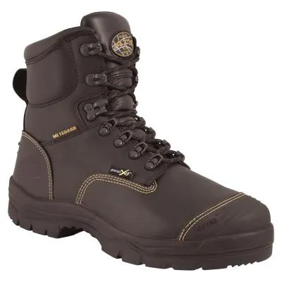 Honeywell Metatarsal Guard Mining Work Boots, Size 7, 4.9 in H, Black, 55246-BLK070