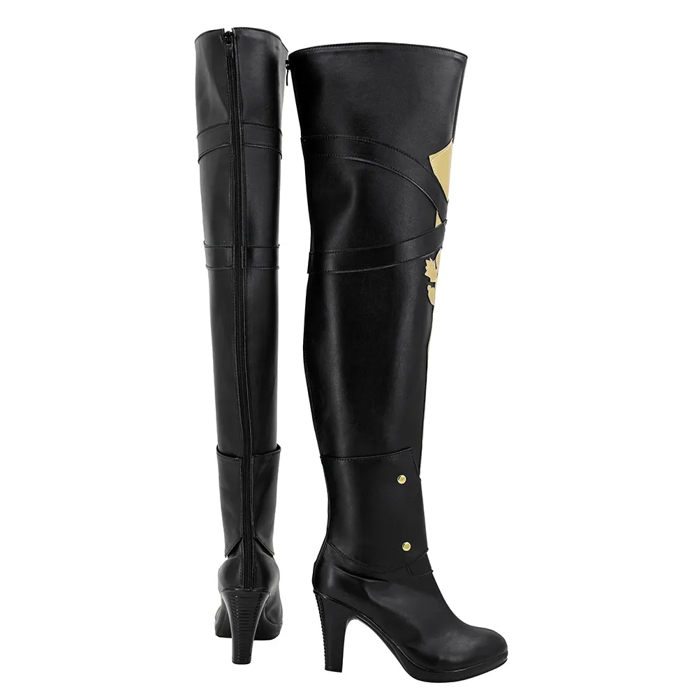Honkai: Star Rail Bronya Rand Cosplay Shoes Long Boots Halloween Costumes Accessory