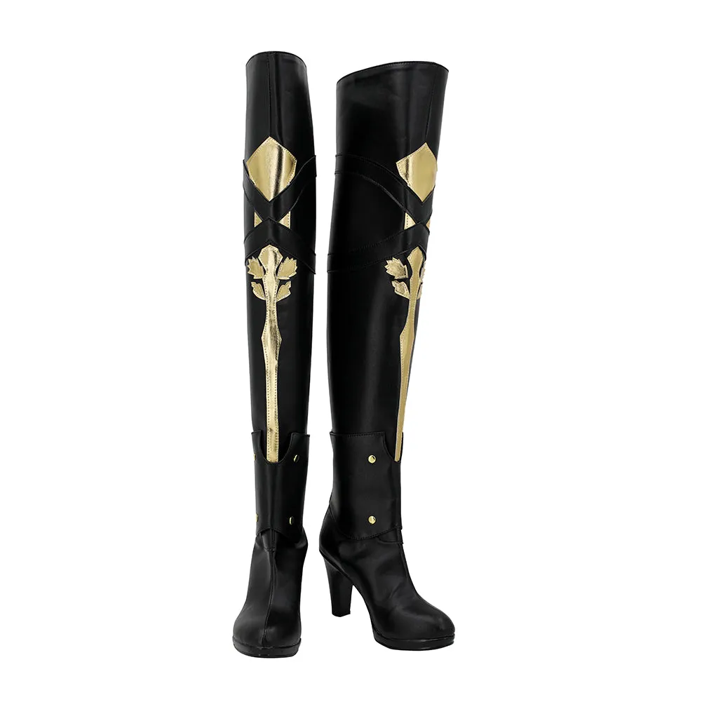 Honkai: Star Rail Bronya Rand Cosplay Shoes Long Boots Halloween Costumes Accessory