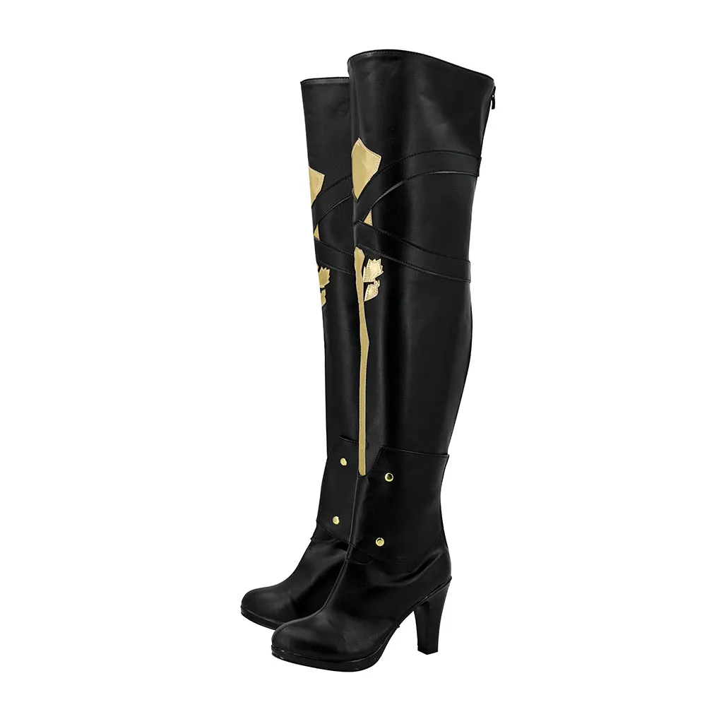 Honkai: Star Rail Bronya Rand Cosplay Shoes Long Boots Halloween Costumes Accessory