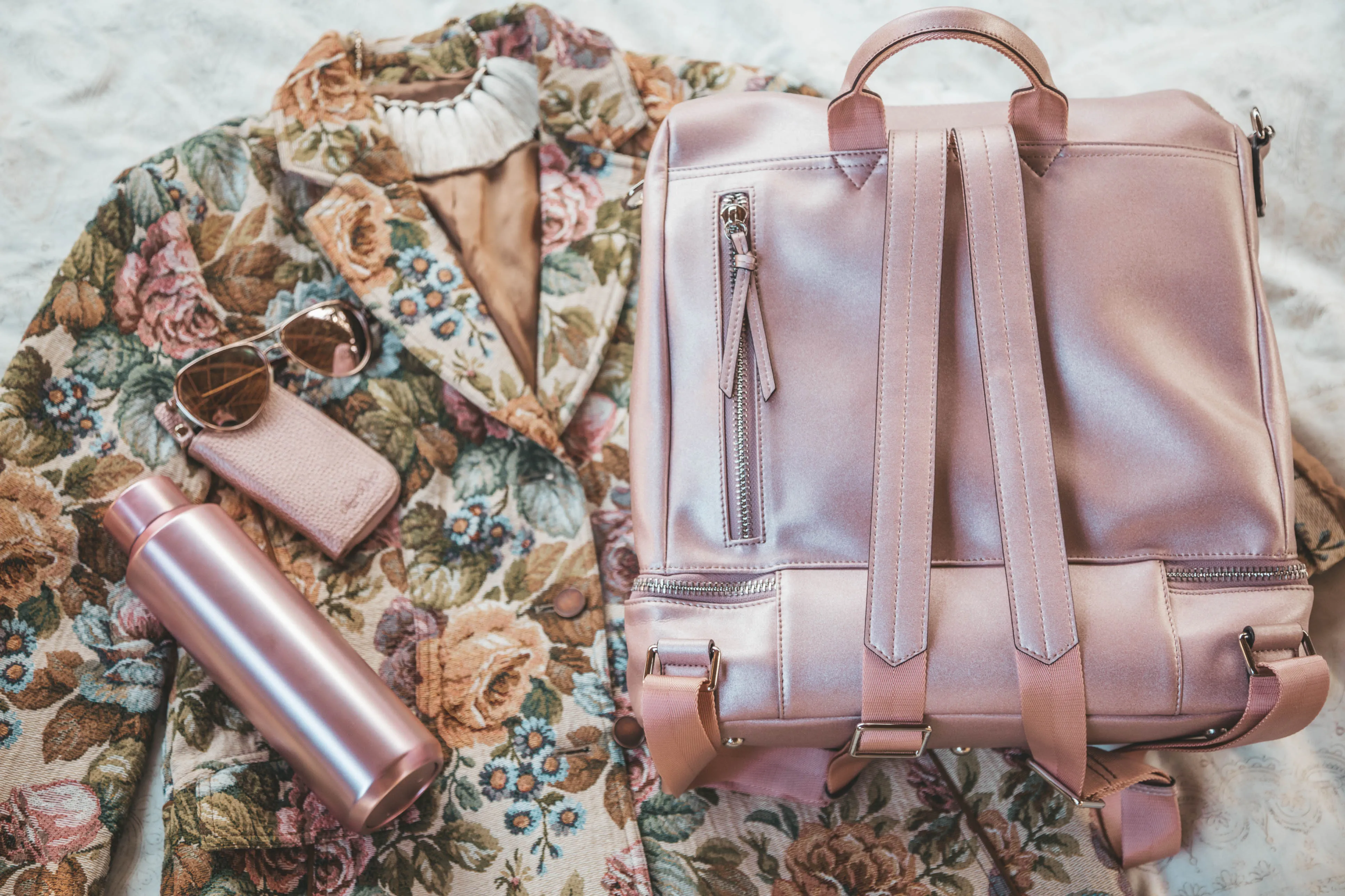 Isla Backpack - Rose Gold