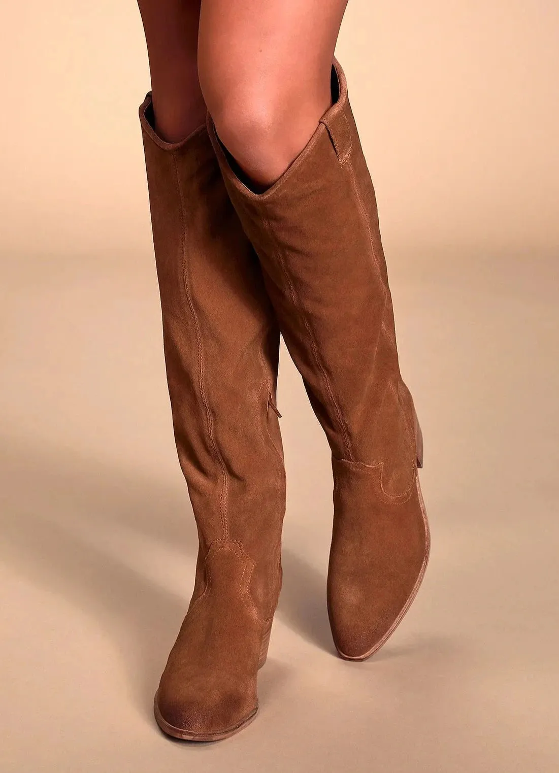 Izzy Suede Upper High Bootie
