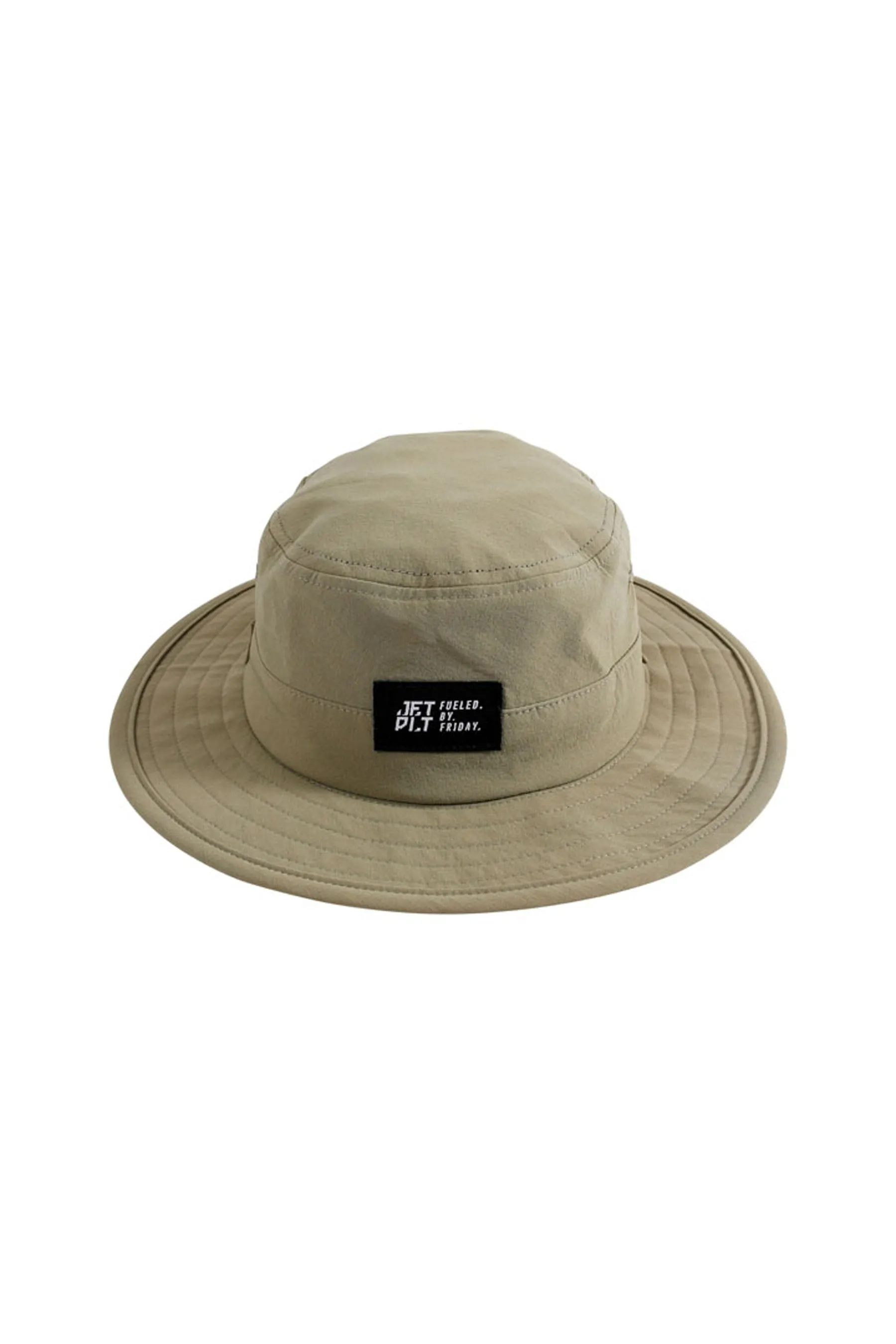 Jetpilot Jet-Lite Mens Wide Brim Hat - Khaki