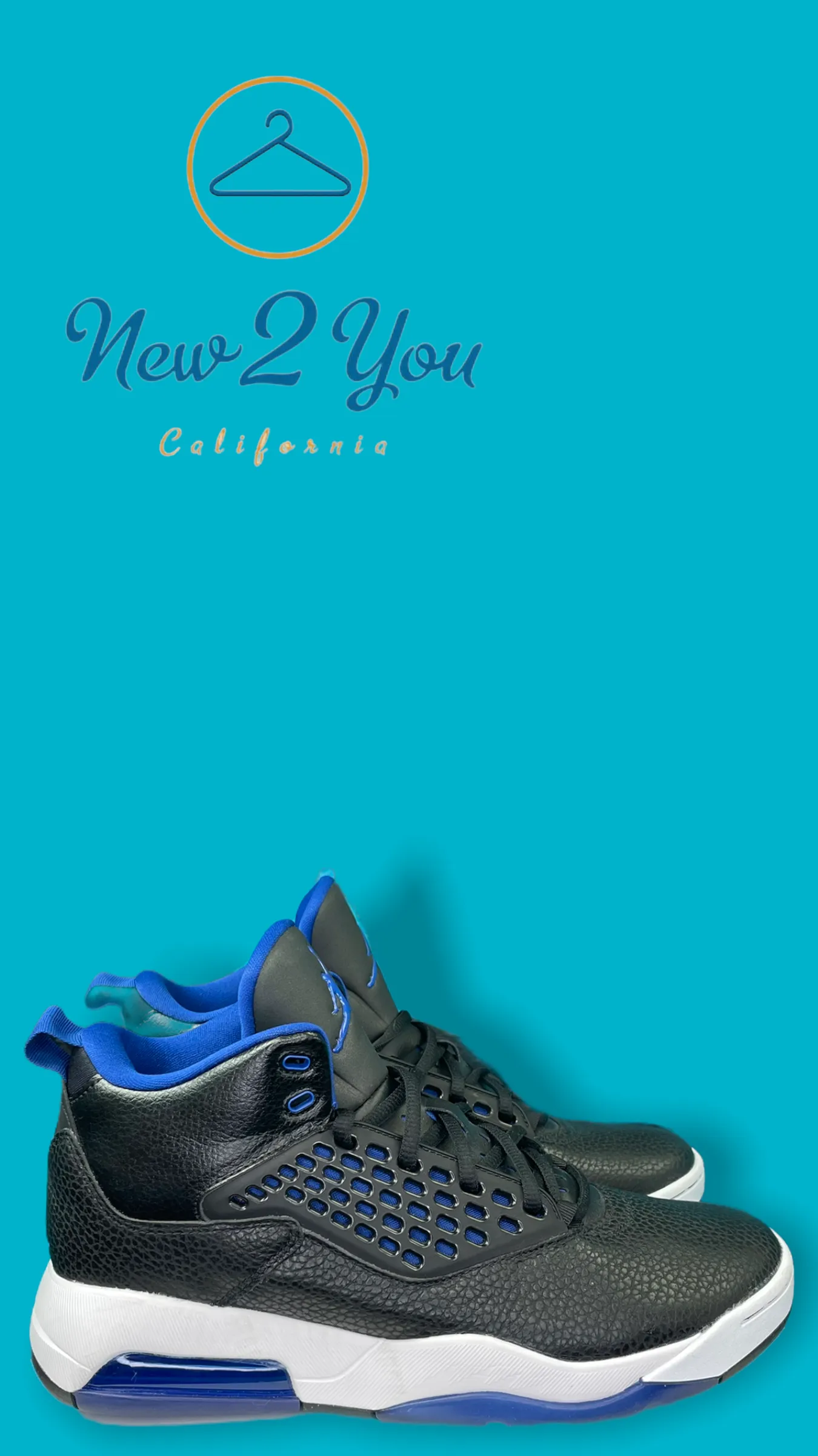 Jordan Maxin 200 'Black Rush Blue'