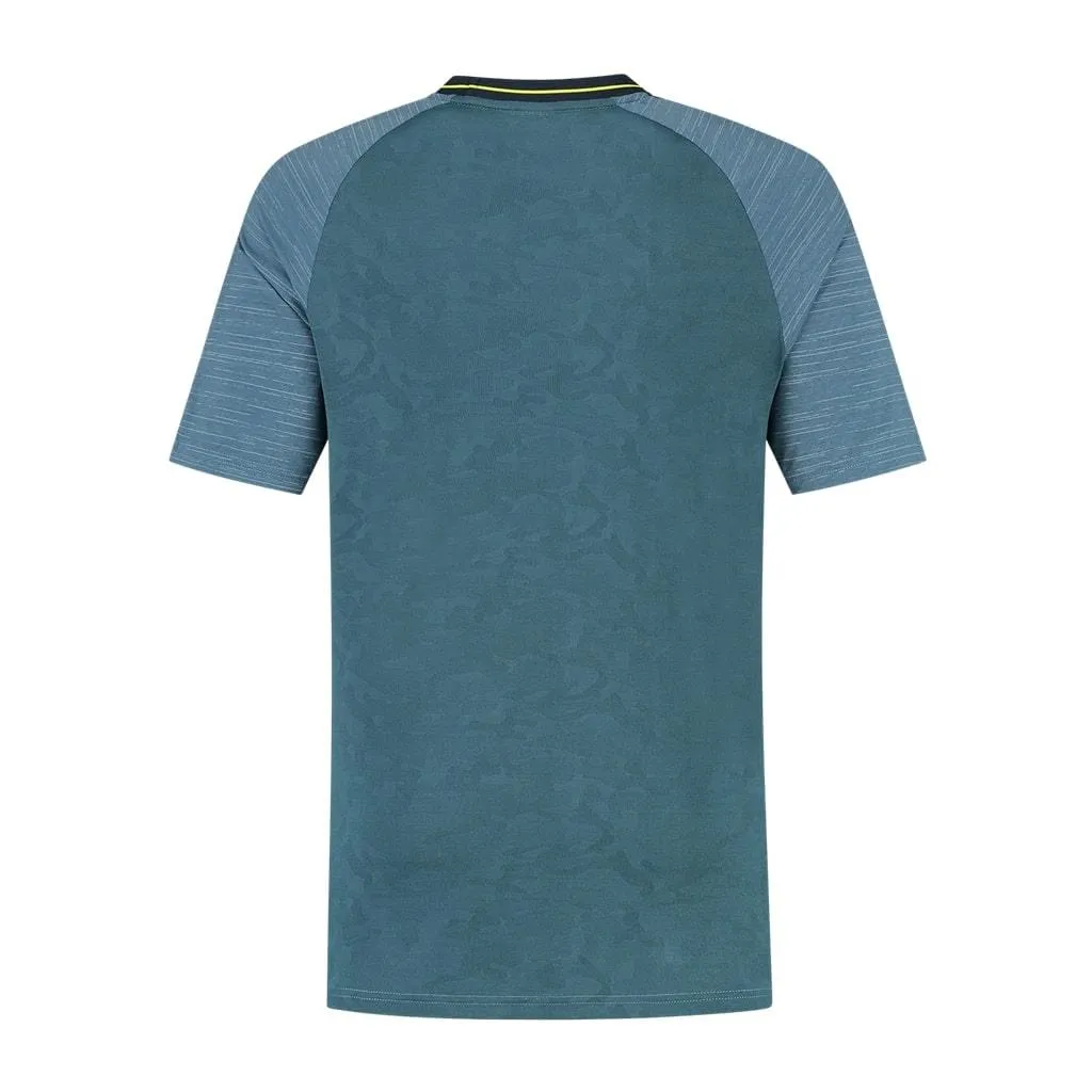 K-Swiss Hypercourt Melange 2 Mens Badminton T-Shirt - Indian Teal