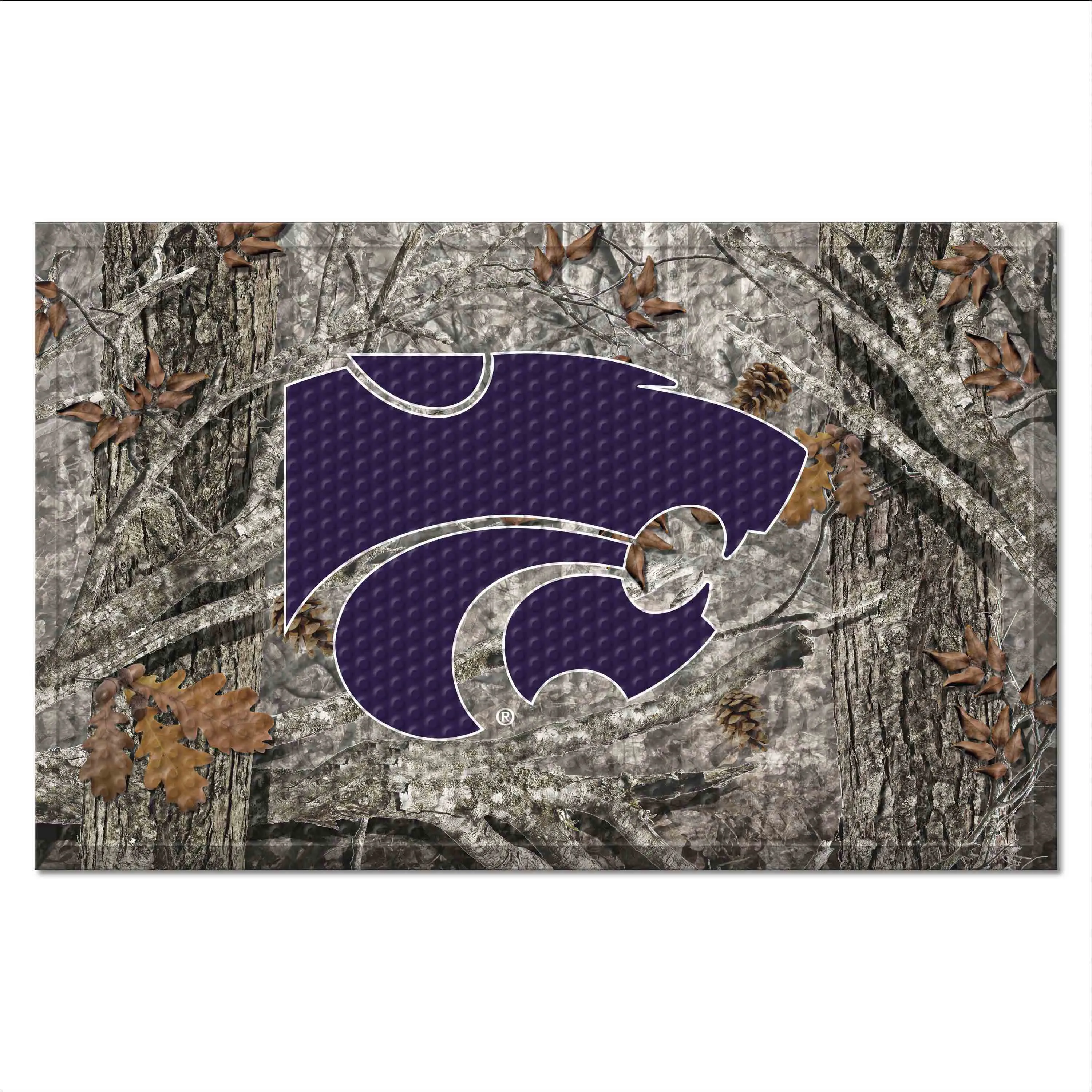Kansas State University Camo Scraper Mat