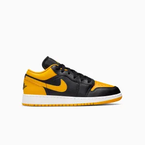 Kid's Air Jordan 1 Low "Yellow Ochre" Grade School