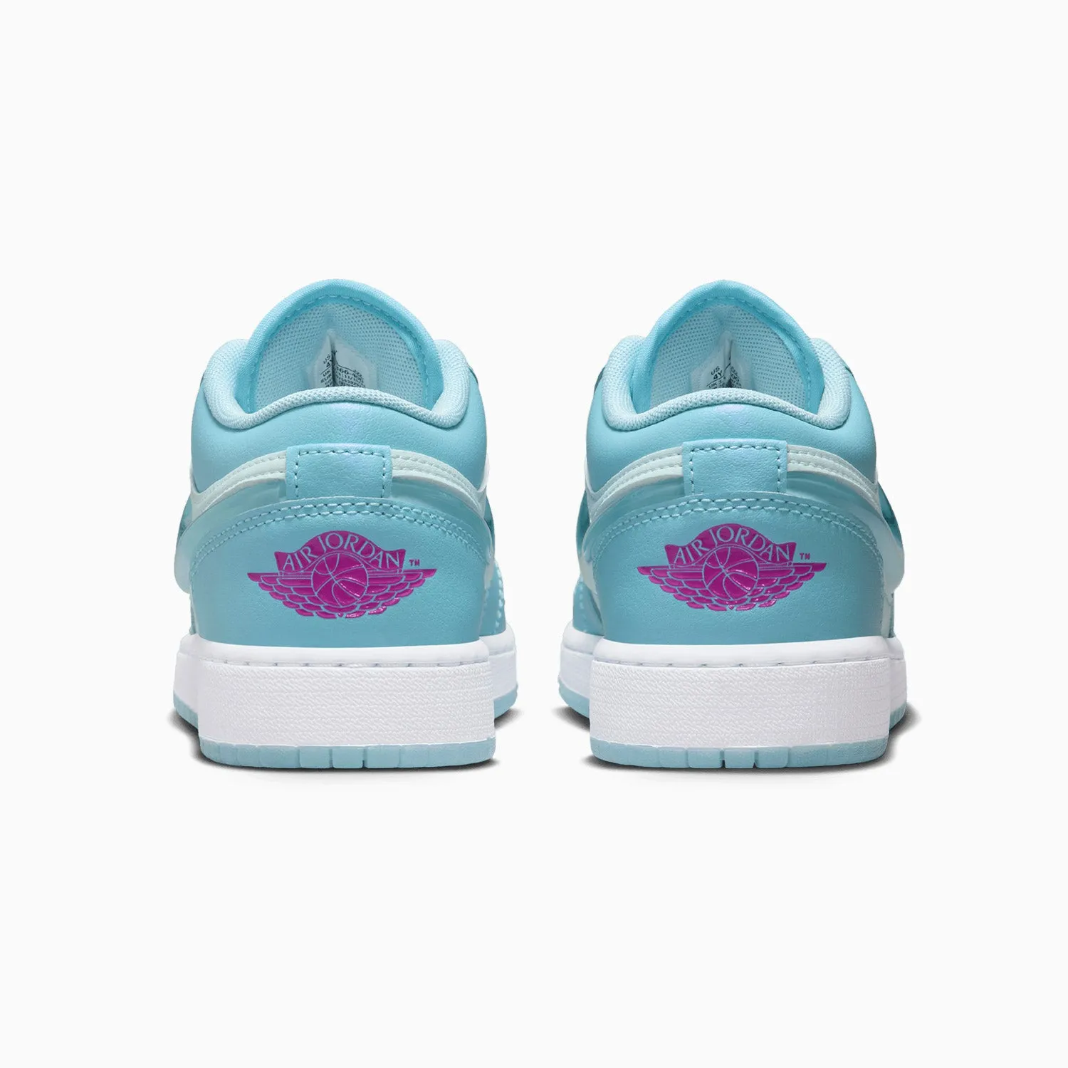 Kid's Air Jordan 1 Low SE "Aquarius Blue" Grade School