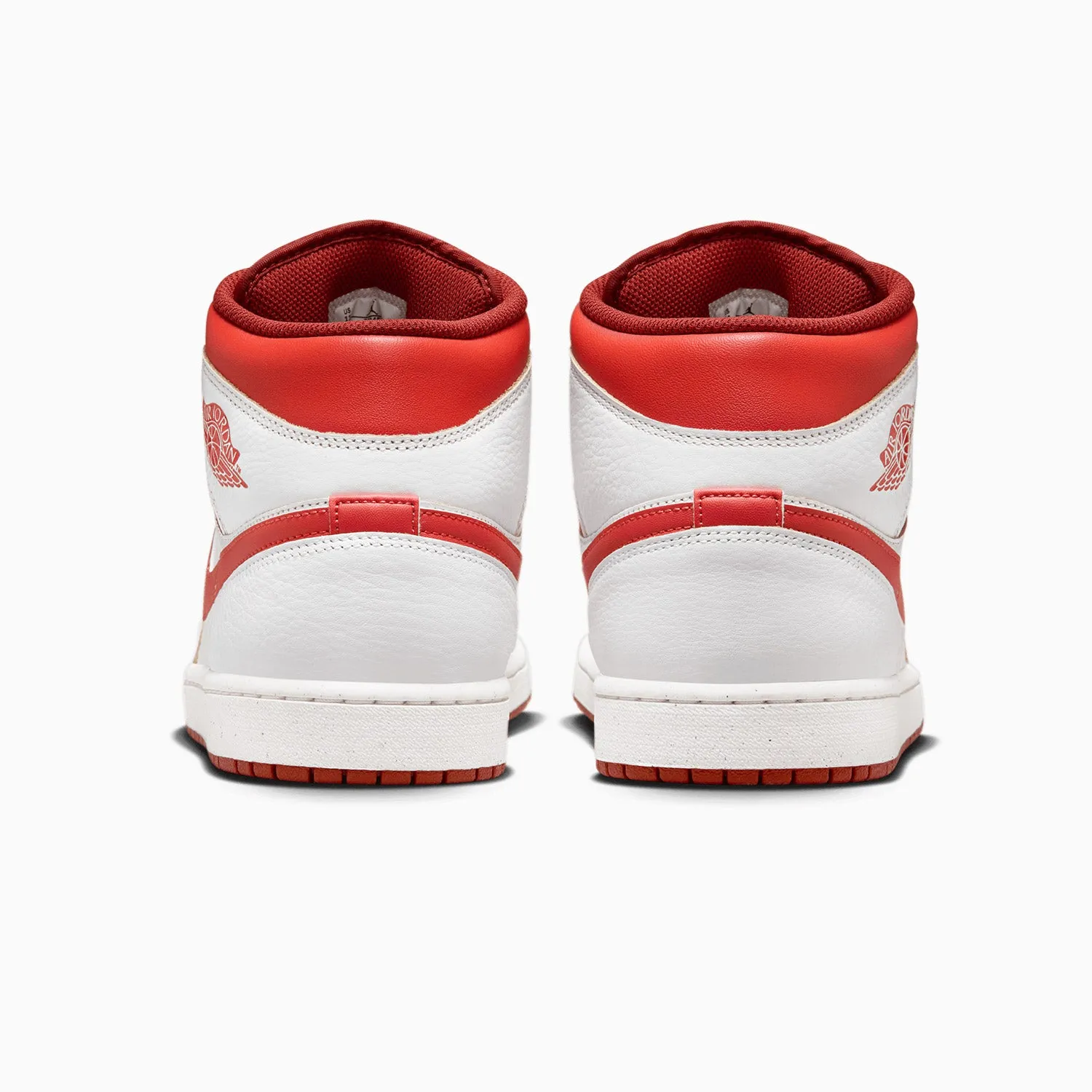 Kid's Air Jordan 1 Mid SE "White Dune Red" Pre School
