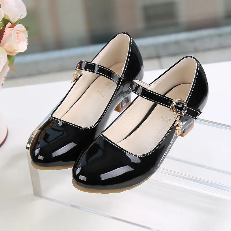 Korean Crystal Performance Children's Single-layer Shoes
