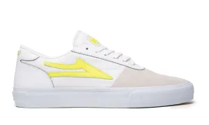 Lakai Manchester Skate Shoes - White/Neon