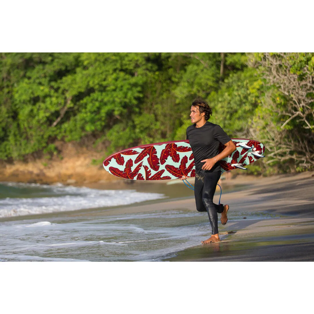 Men's Leggings anti-UV surf 100 black