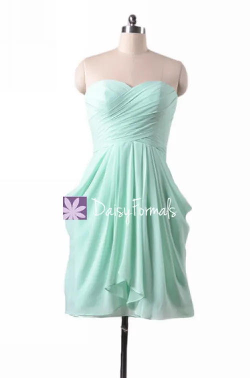 Mint Amazing A-line Empire Chiffon Dress Special Occasion Party Dress (BM643S)