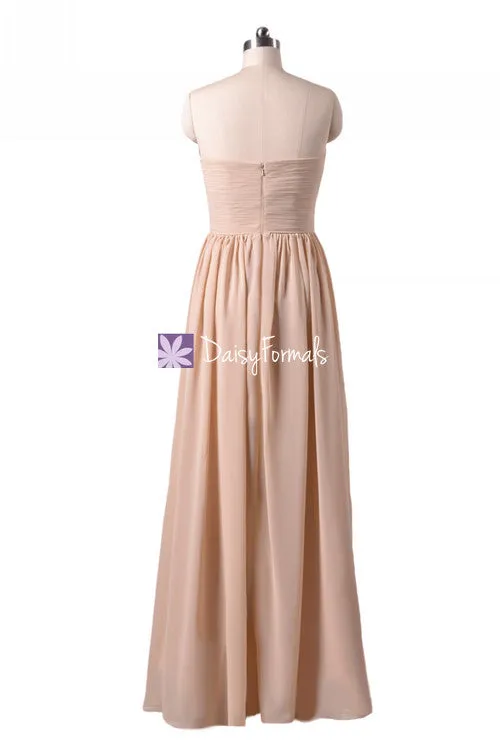 Mix Match Color Bridesmaids Dress Long Mix Match Bridal Party Dress (BM10823L)