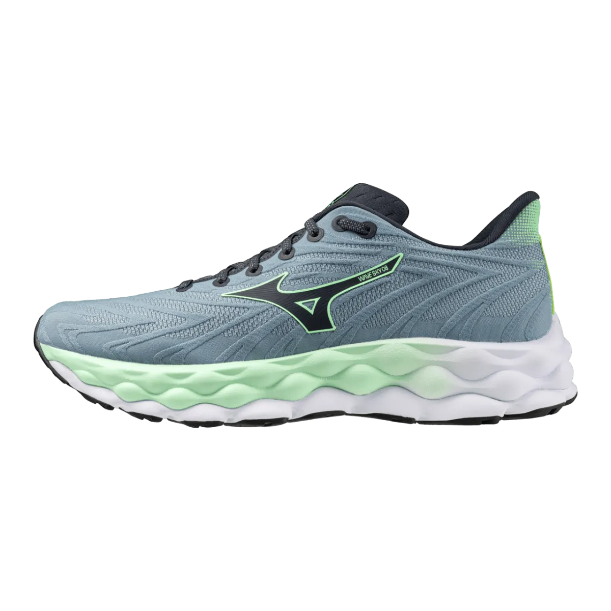 Mizuno - Wave Sky 08 - Mens - Tradewinds/Neo Mint/Frontier Blue