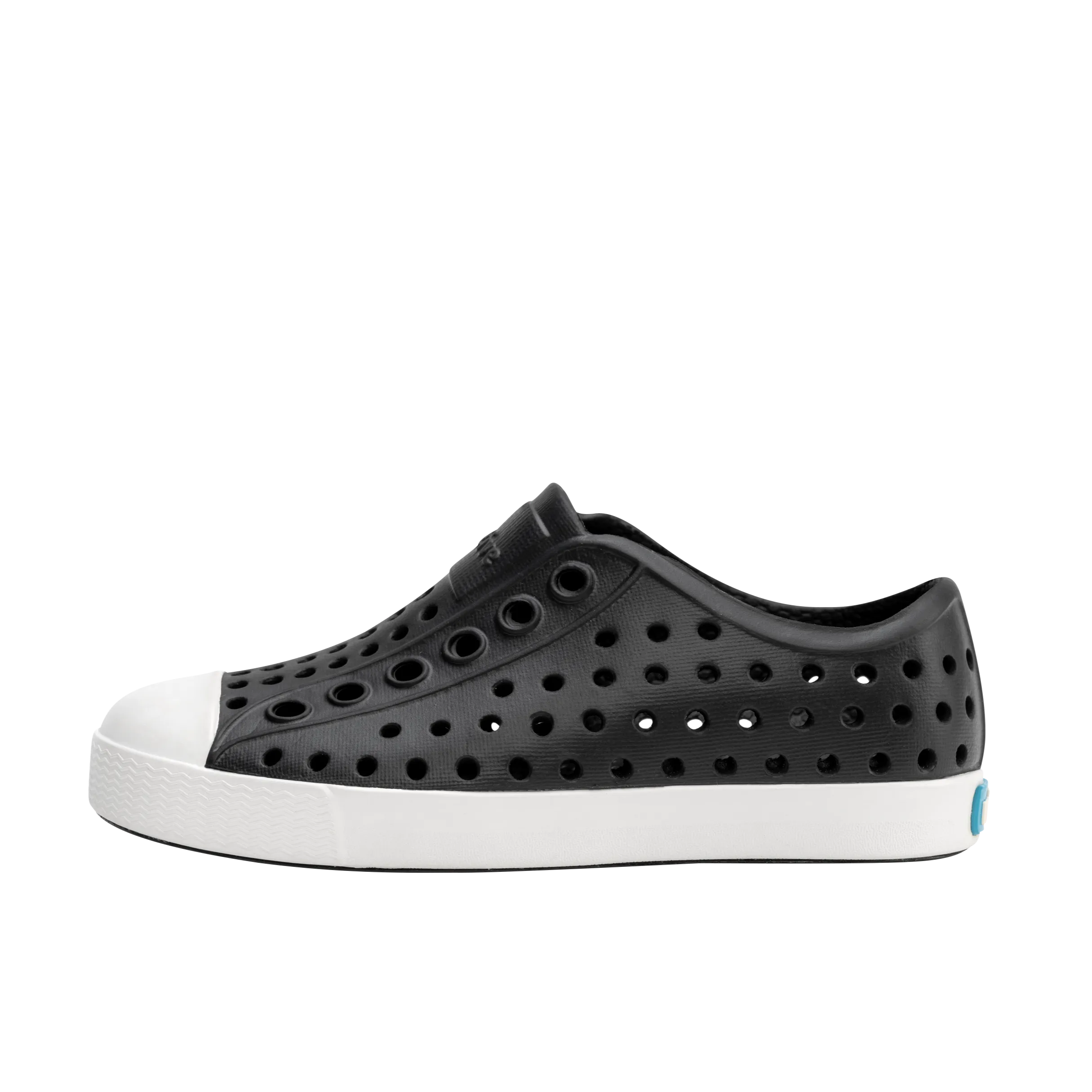 Native Jefferson Shoes - Jiffy Black / Shell White