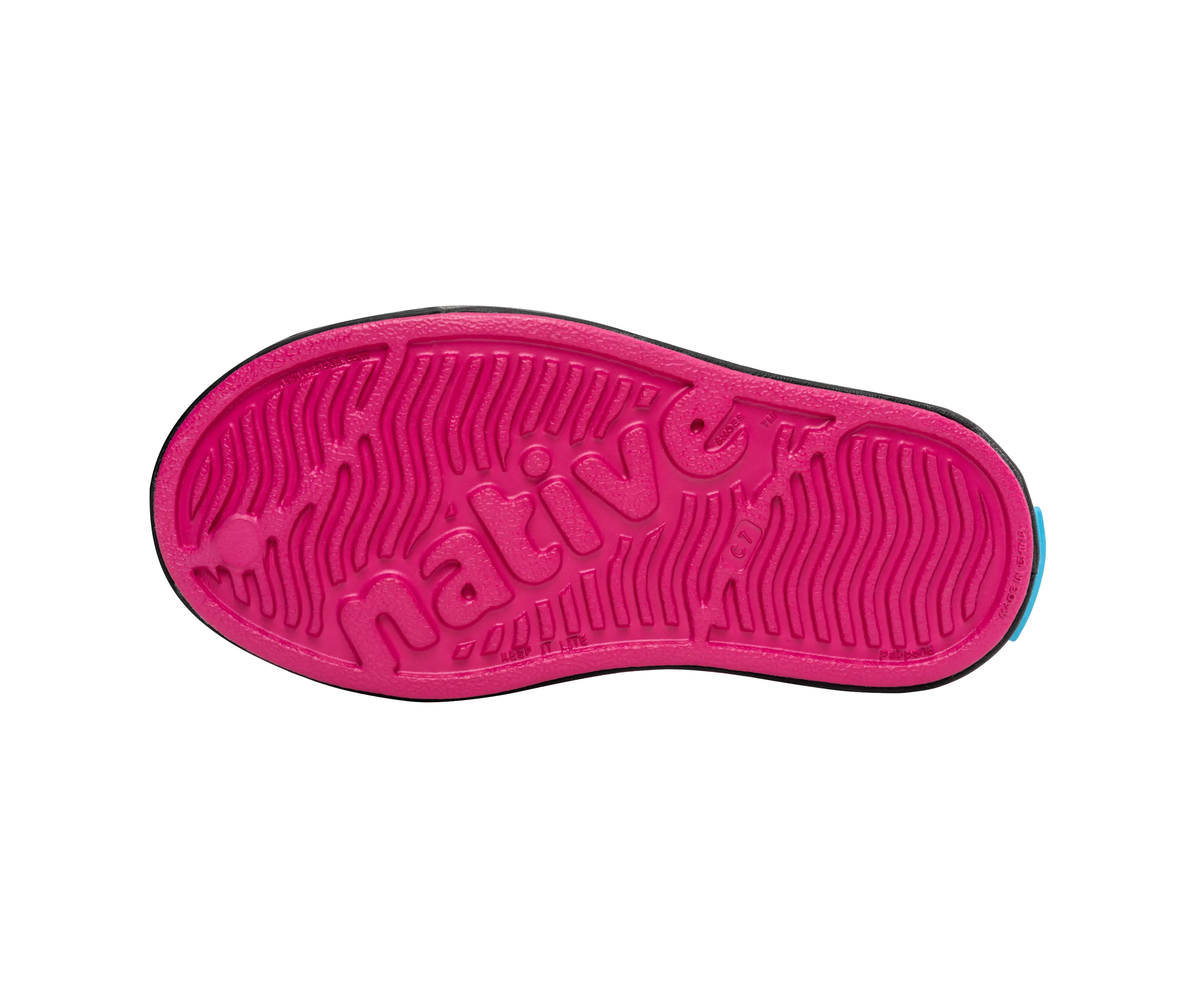 Native Jefferson Shoes - Resort Pink / Jiffy Black