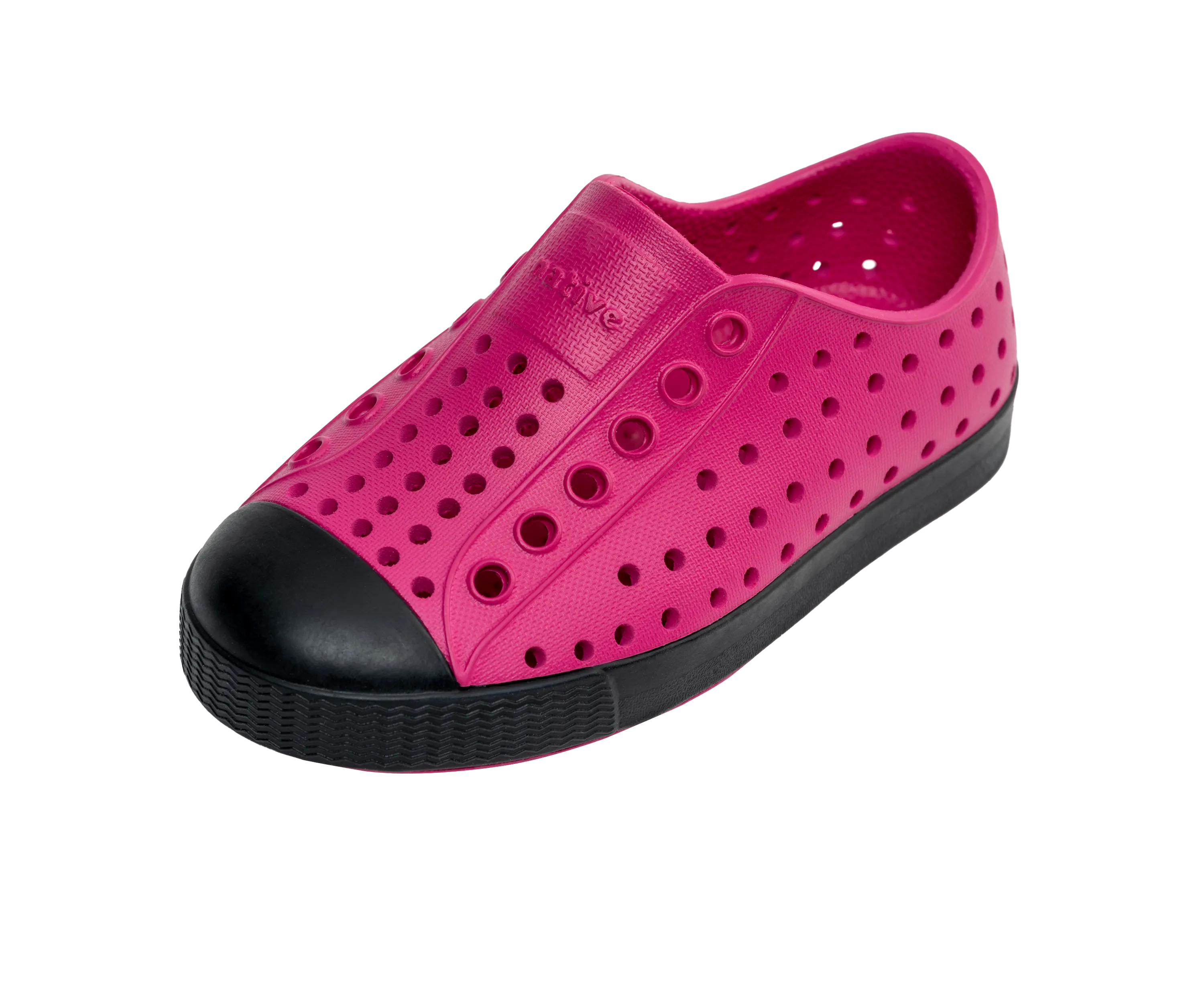 Native Jefferson Shoes - Resort Pink / Jiffy Black