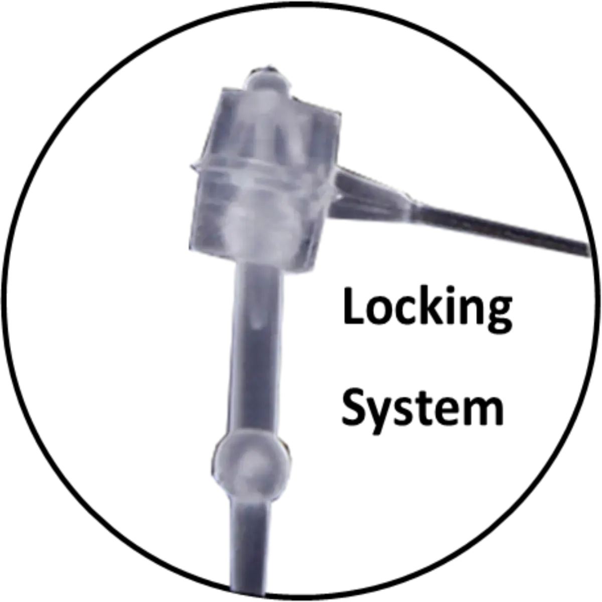 Natural Fixed Loop Lock Fasteners Used For Labelling, Paring, Security