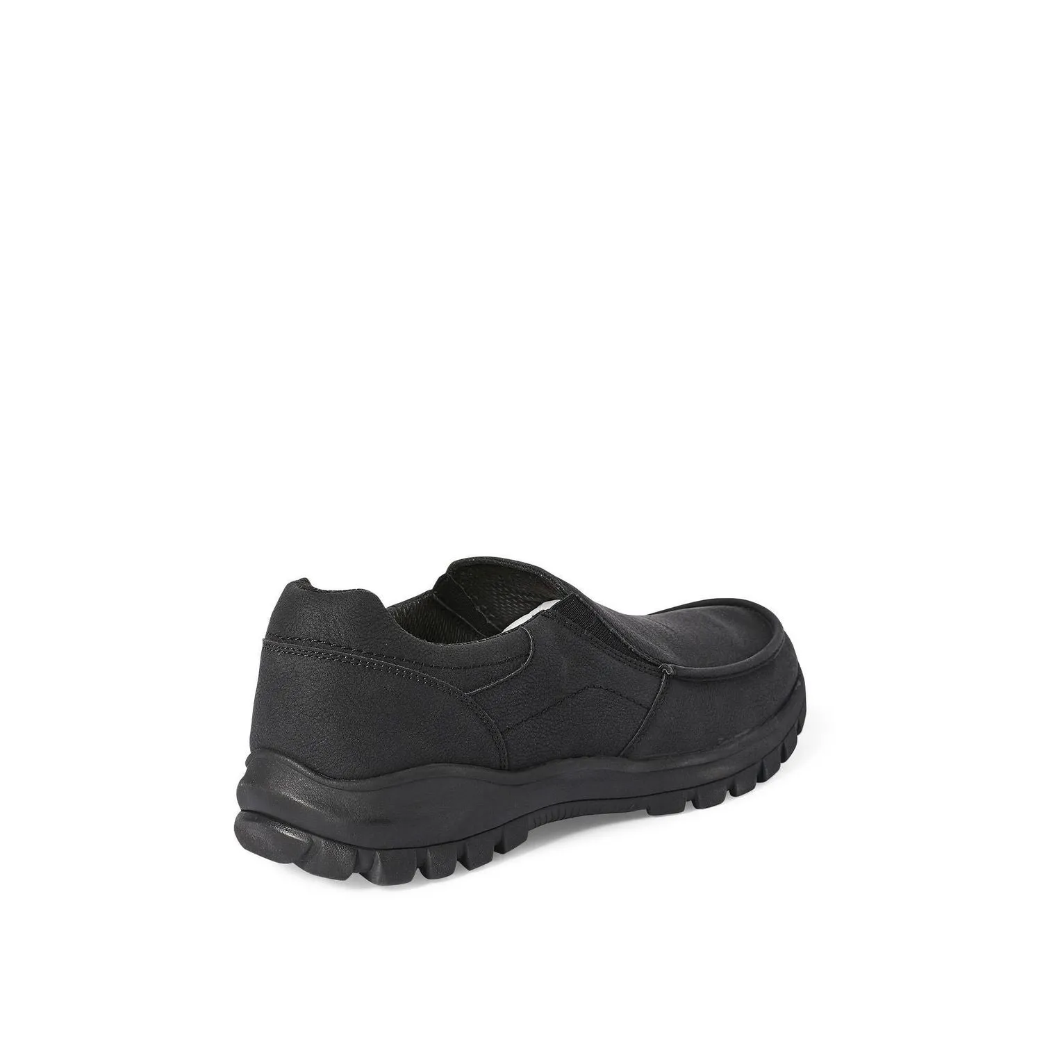 New Lightweight George Men's Slip on Cory Shoes, Black, Sz 12