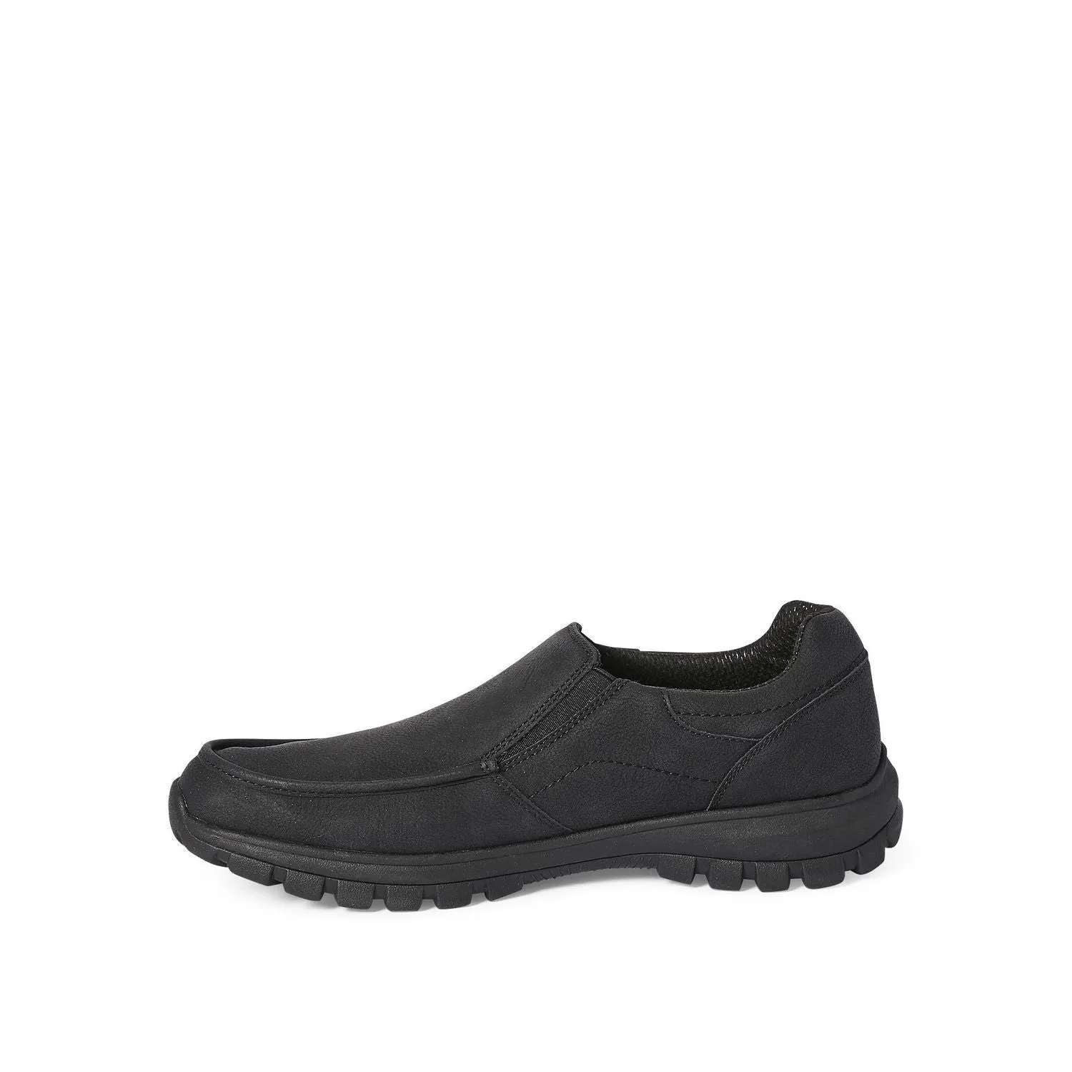 New Lightweight George Men's Slip on Cory Shoes, Black, Sz 12
