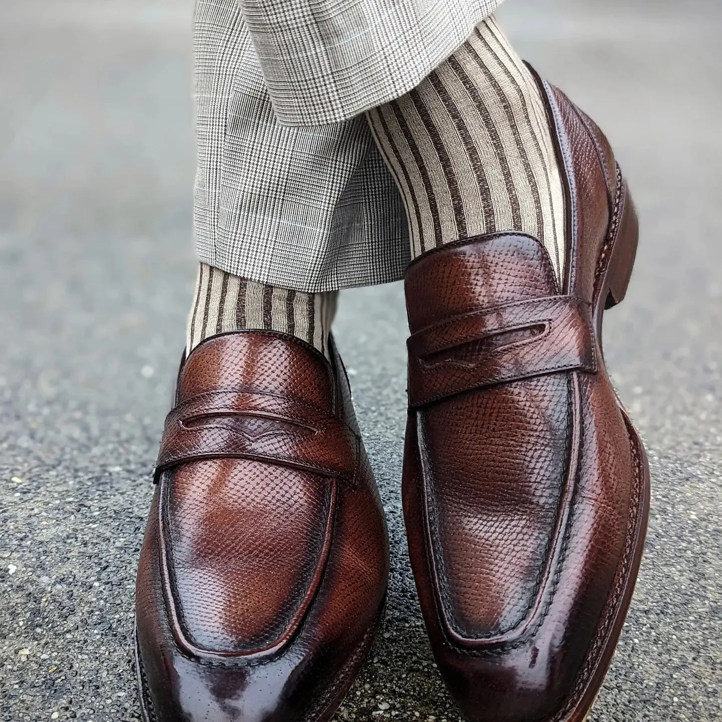 New!! Shadow Stripe Socks