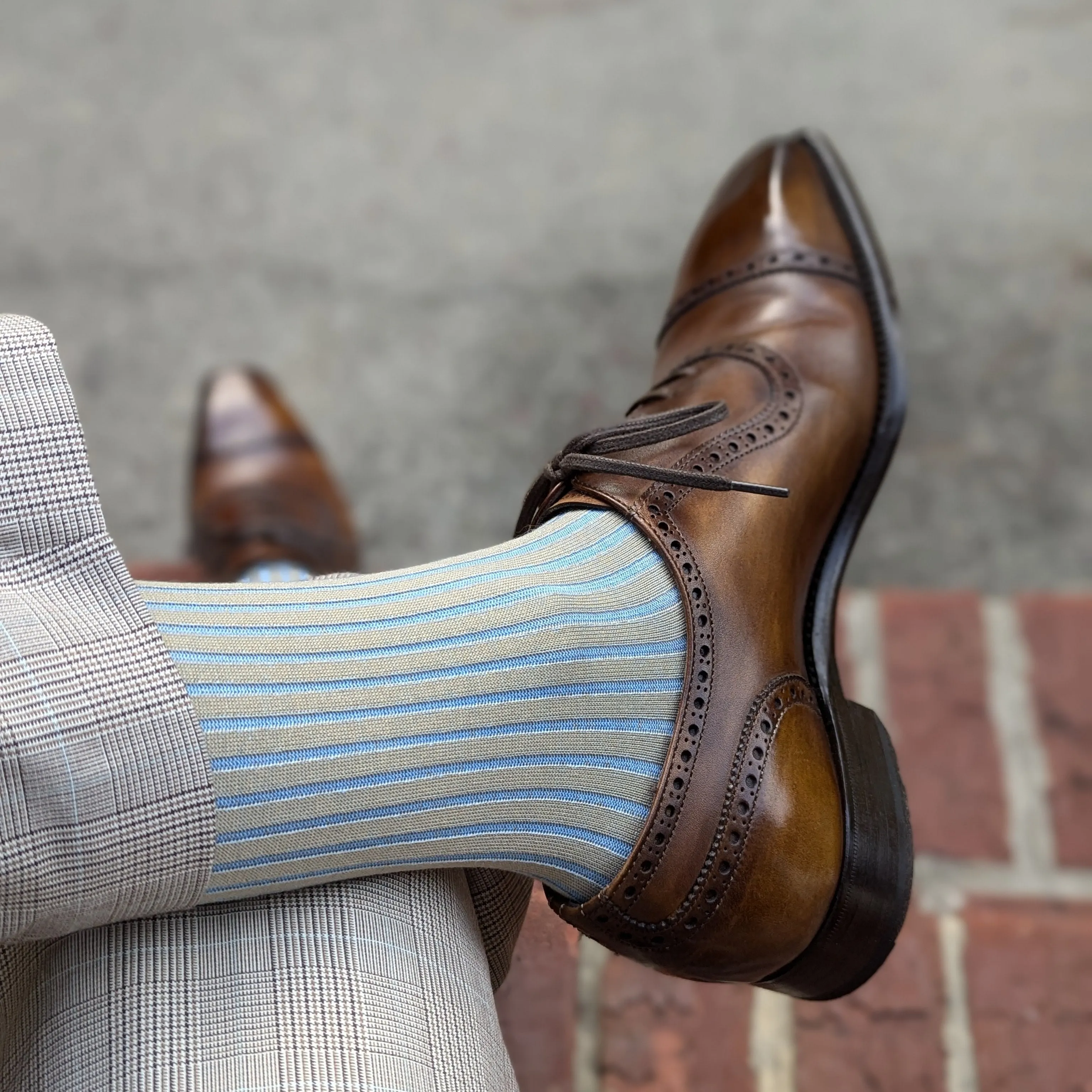 New!! Shadow Stripe Socks