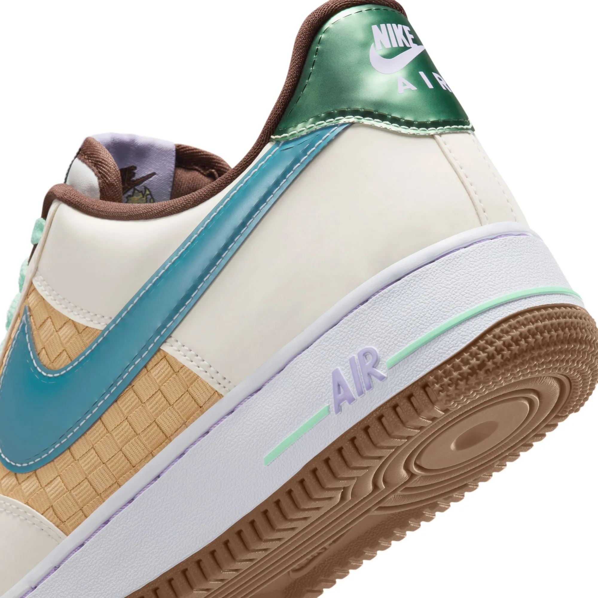NIKE AIR FORCE RETRO “EASTER BASKET” IB5722-100 - SUMMIT WHITE/GLACIER BLUE