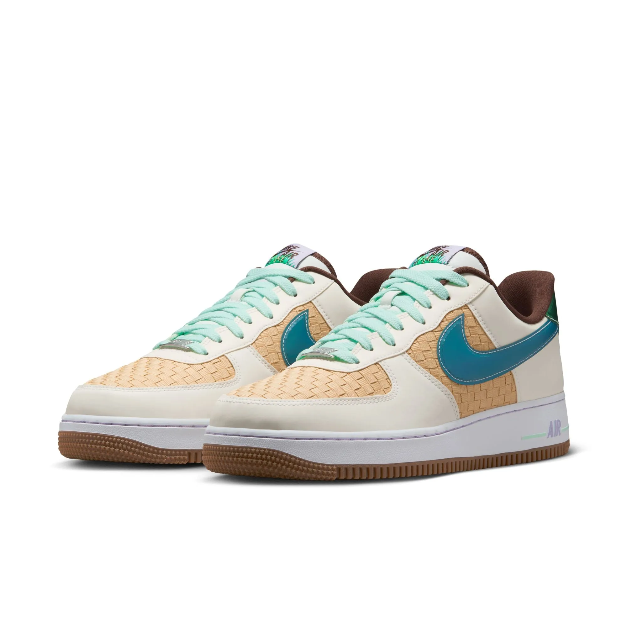 NIKE AIR FORCE RETRO “EASTER BASKET” IB5722-100 - SUMMIT WHITE/GLACIER BLUE