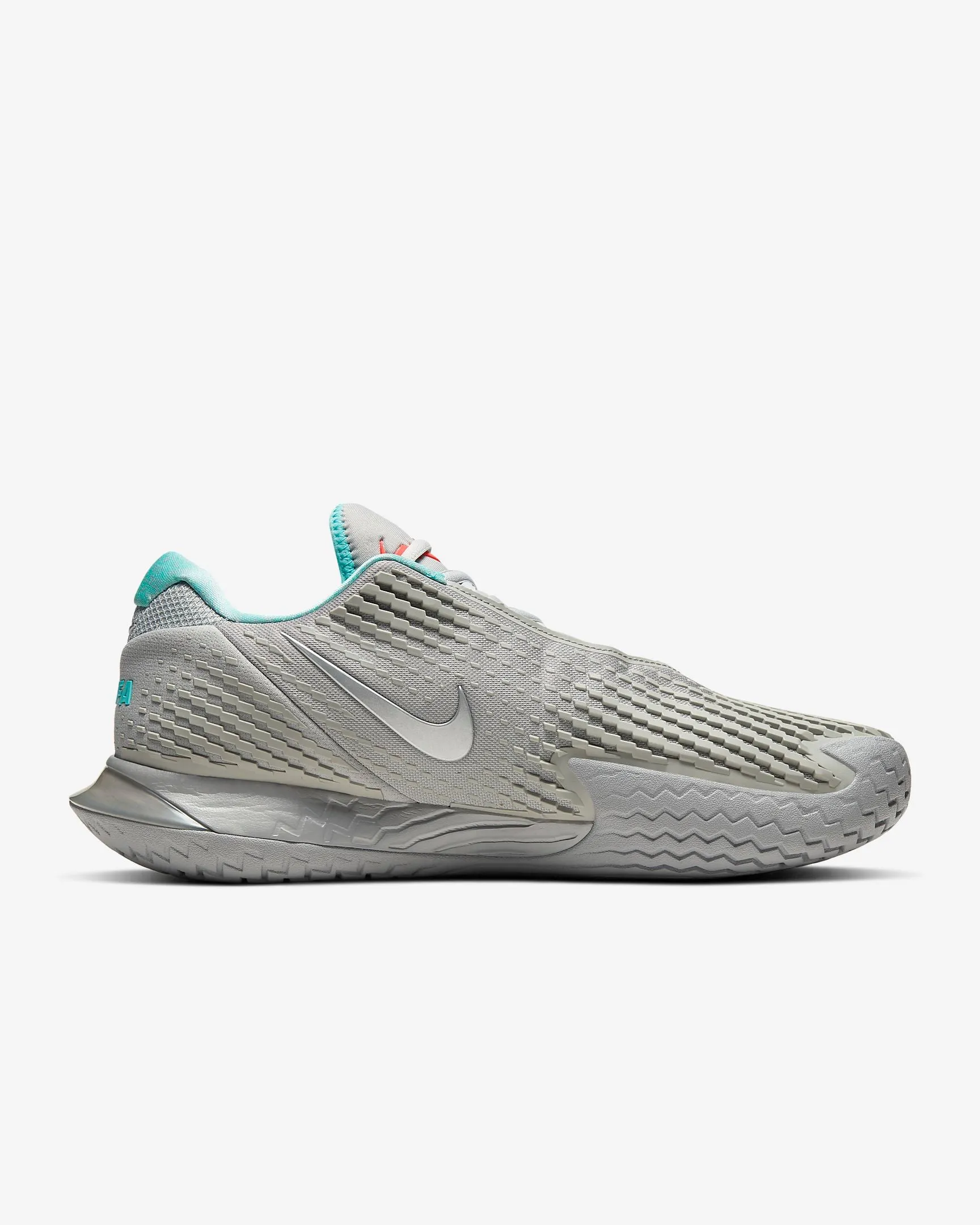Nike Men's Air Zoom Vapor Cage 4 Tennis Shoes Metallic Silver