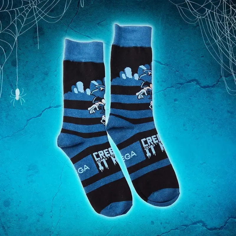 Official Sonic the Hedgehog 'Creepin' It Real' Socks (One Size)