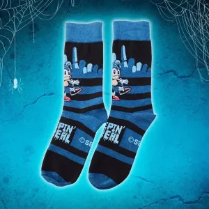 Official Sonic the Hedgehog 'Creepin' It Real' Socks (One Size)