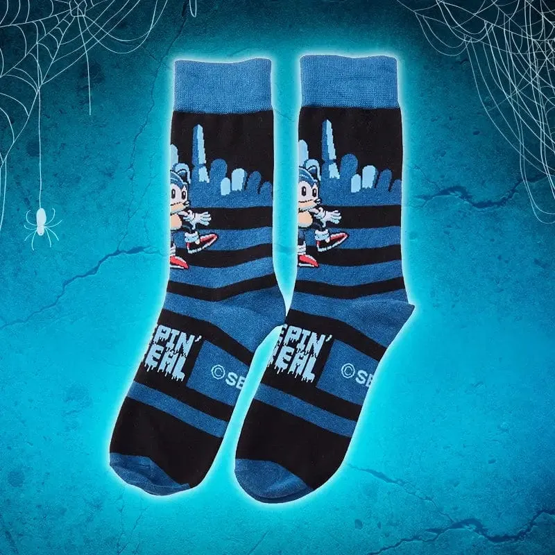 Official Sonic the Hedgehog 'Creepin' It Real' Socks (One Size)
