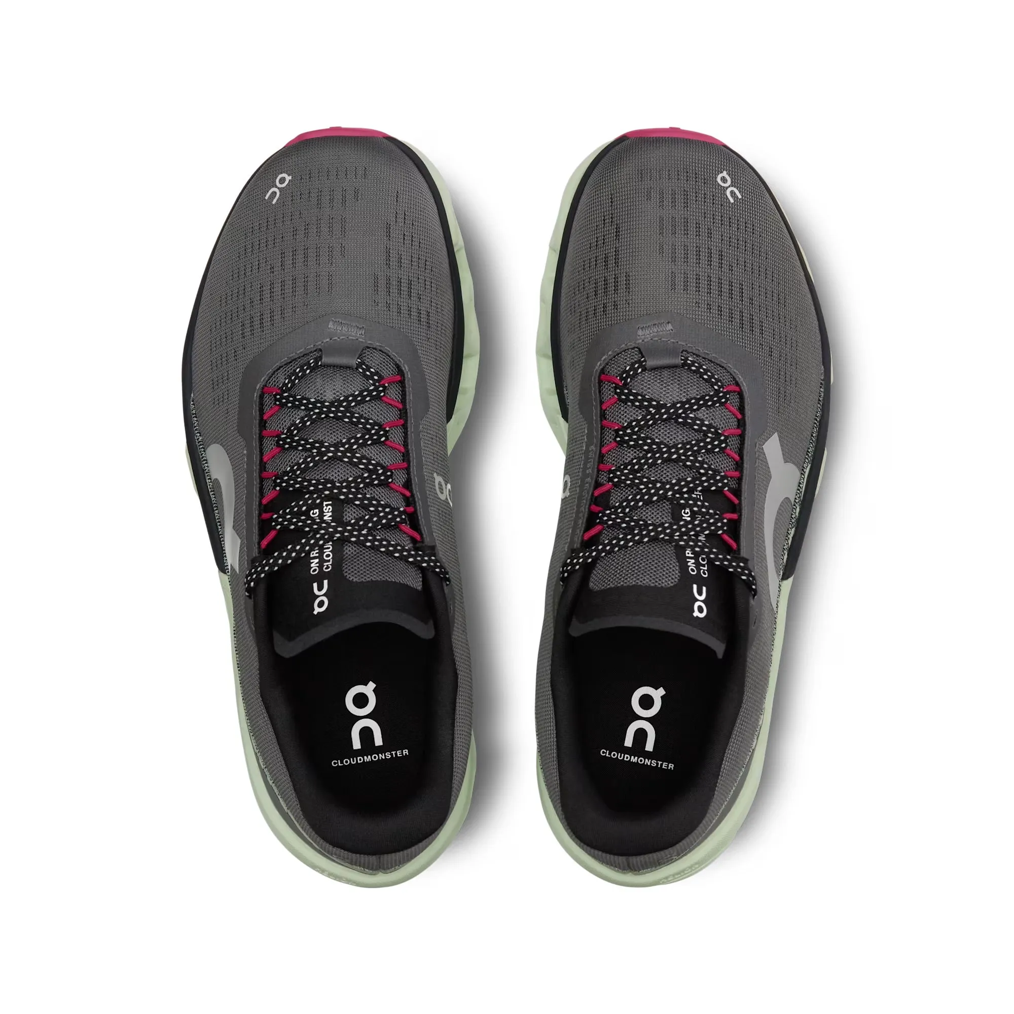 ON Women's Cloudmonster 2 - Asphalt/Lime