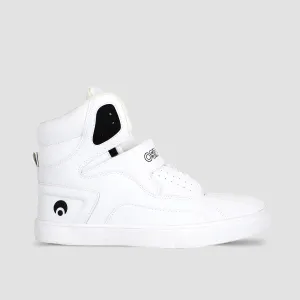 Osiris Rize Ultra High Top Shoes - White/Black/White