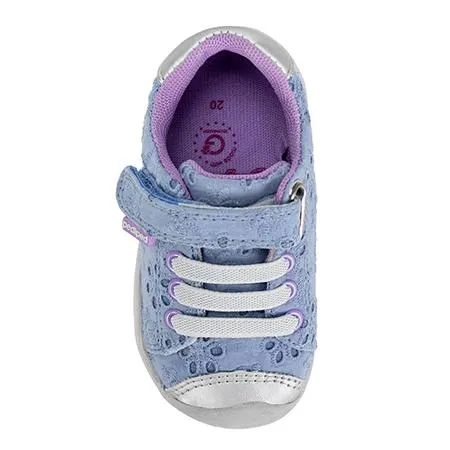 Pediped Jake Grip n Go, Sky Eyelet VEGAN