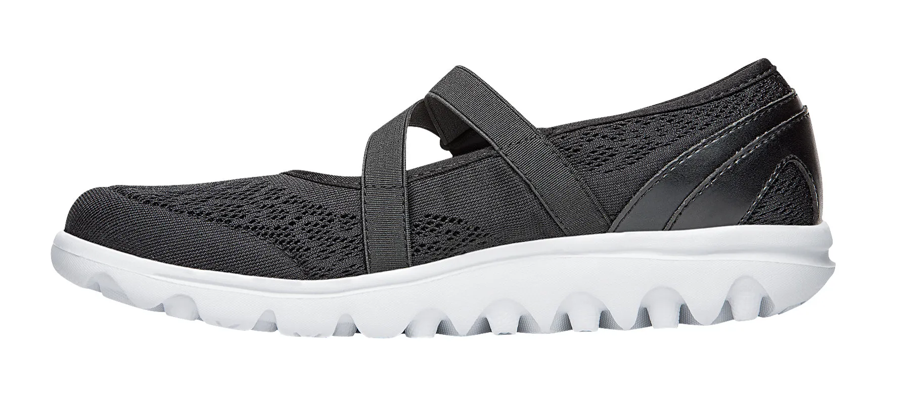 Propet Women's Active Shoe - TravelActiv Mary Jane W5103- Black