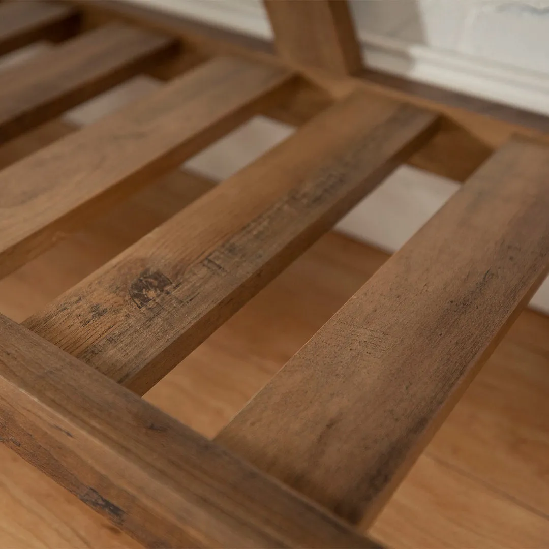 Rakira Modern Farmhouse Console Table Red Barrel Studio® Color: Rustic Oak