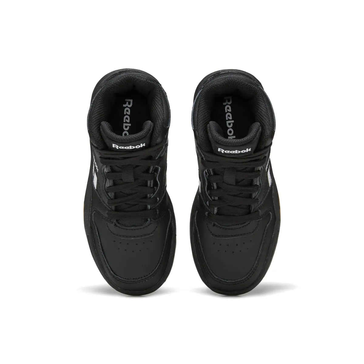 REEBOK GV7028 BB4500 COURT KID'S (Medium) Black/Black/White Synthetic/Leather Basketball Shoes